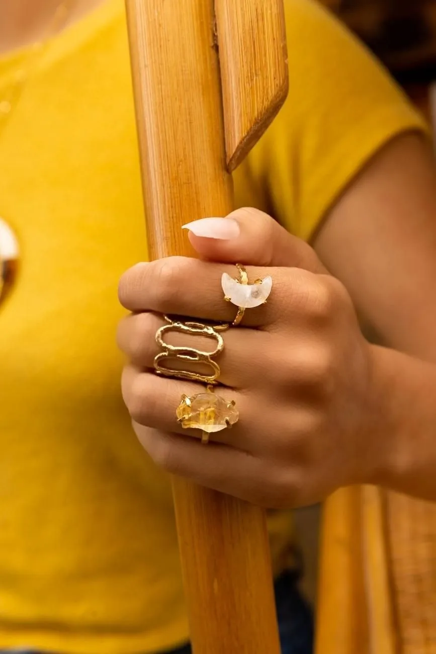 The Millie Citrine Ring Collection