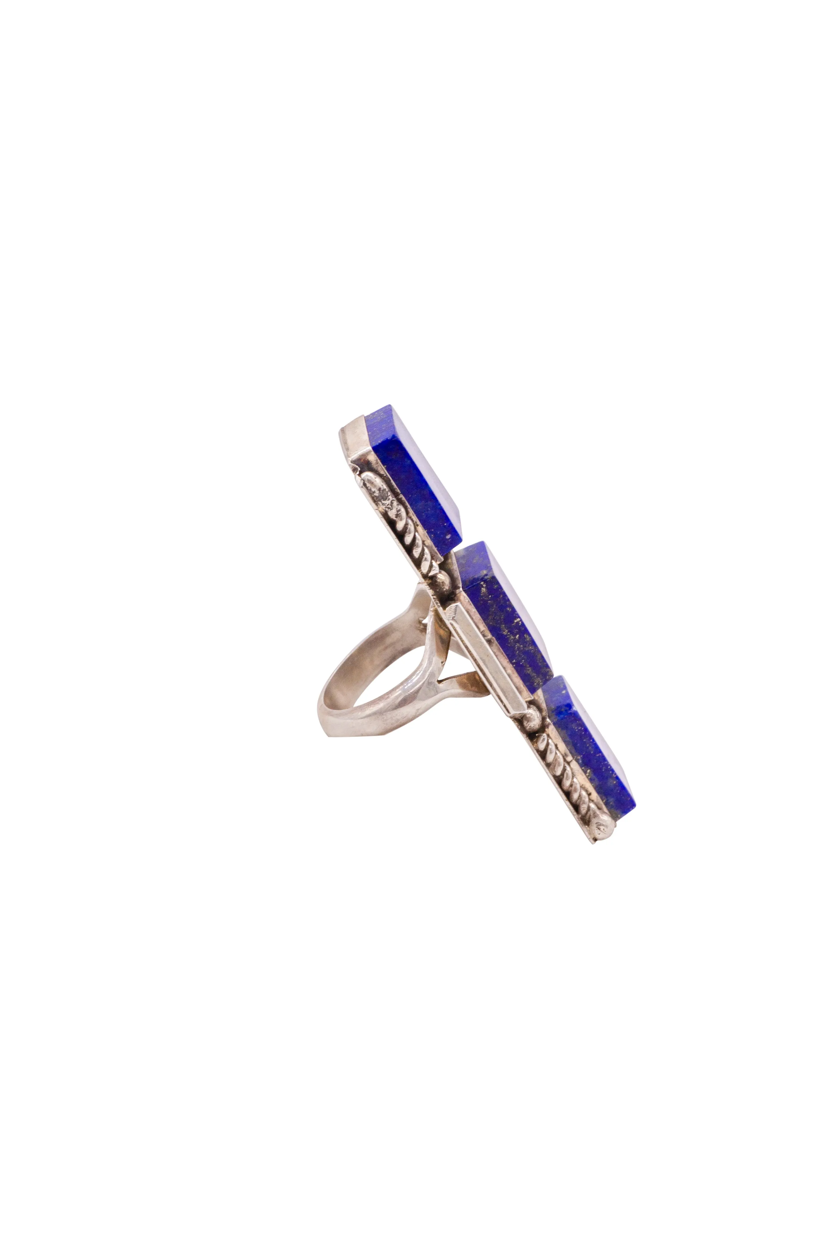 Tri-Stone Lapis Ring | J. Draper