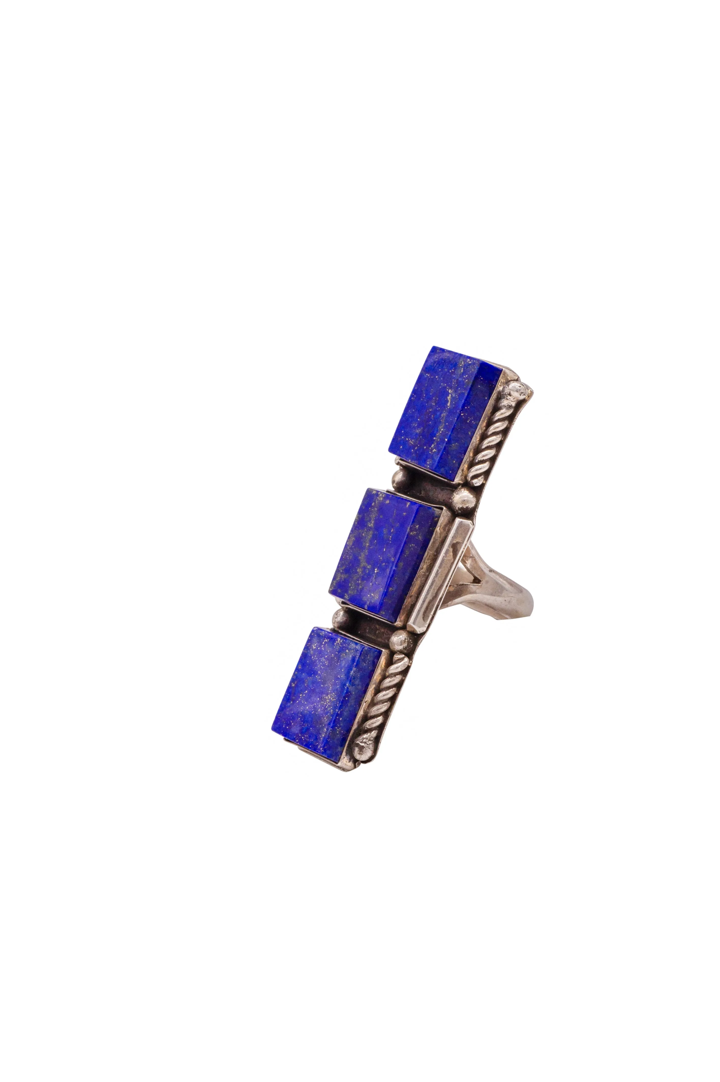 Tri-Stone Lapis Ring | J. Draper