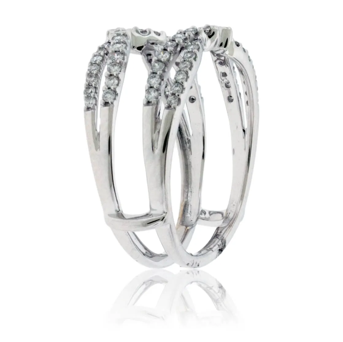 White Gold .38ctw Diamond Ring Jacket