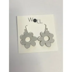 Woll Earrings: Mod Flower Earrings - Small