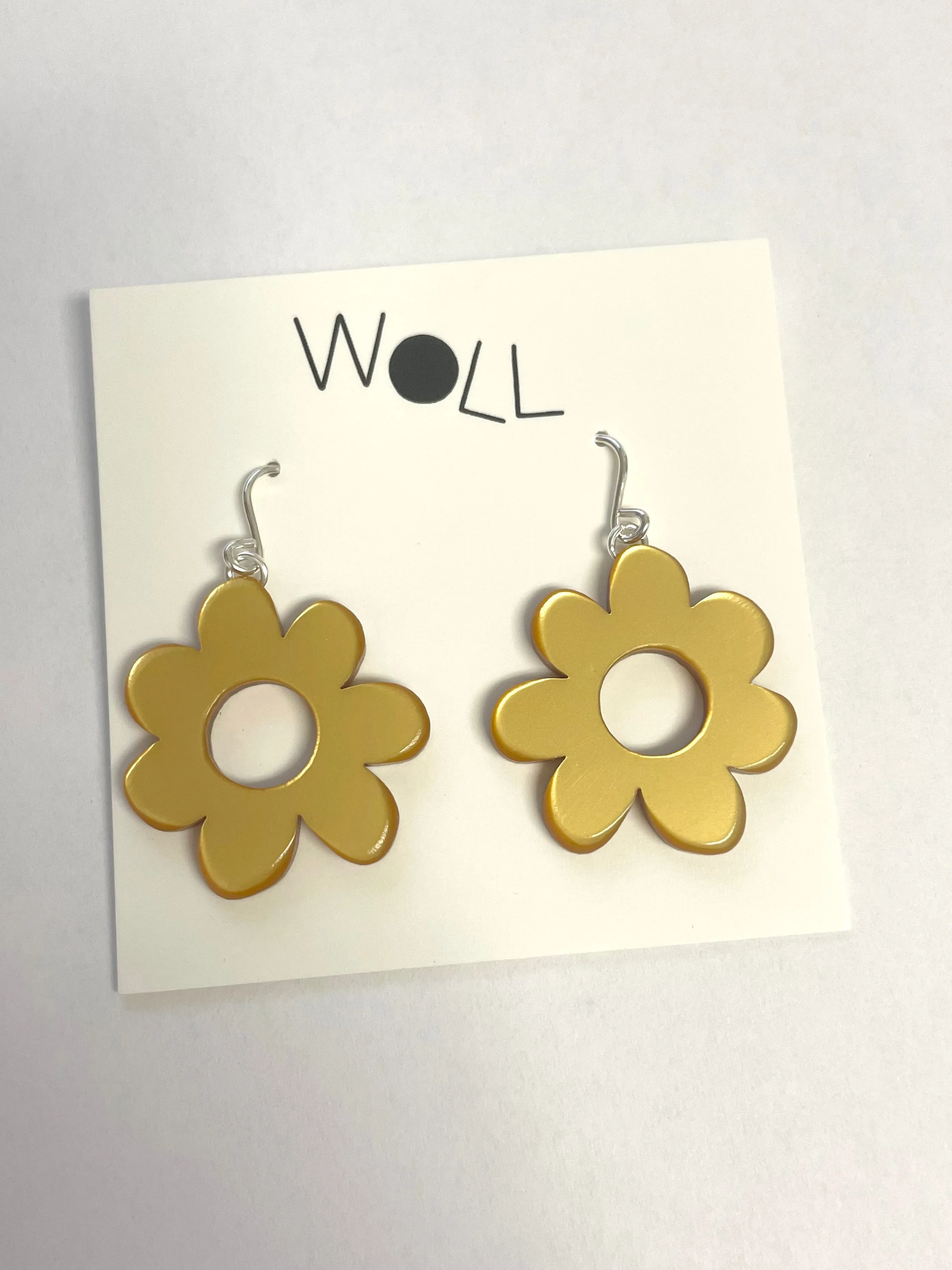 Woll Earrings: Mod Flower Earrings - Small