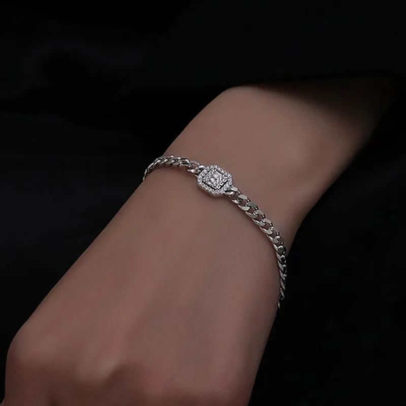 Women's Retro Personality Diamond Chain Bracelet